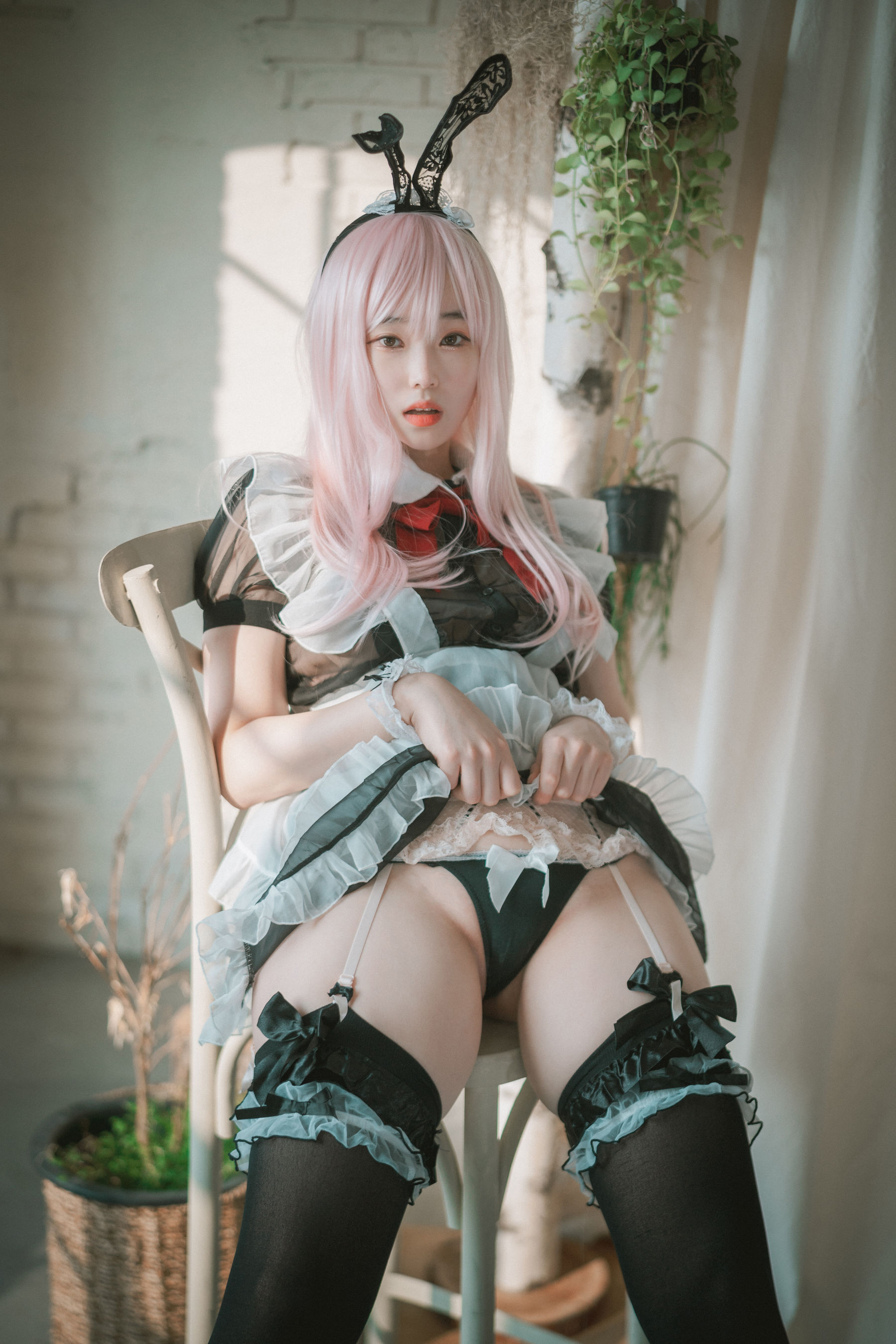 [DJAWA] Bambi – Sheer Bunny Maid [50P]-lcoser
