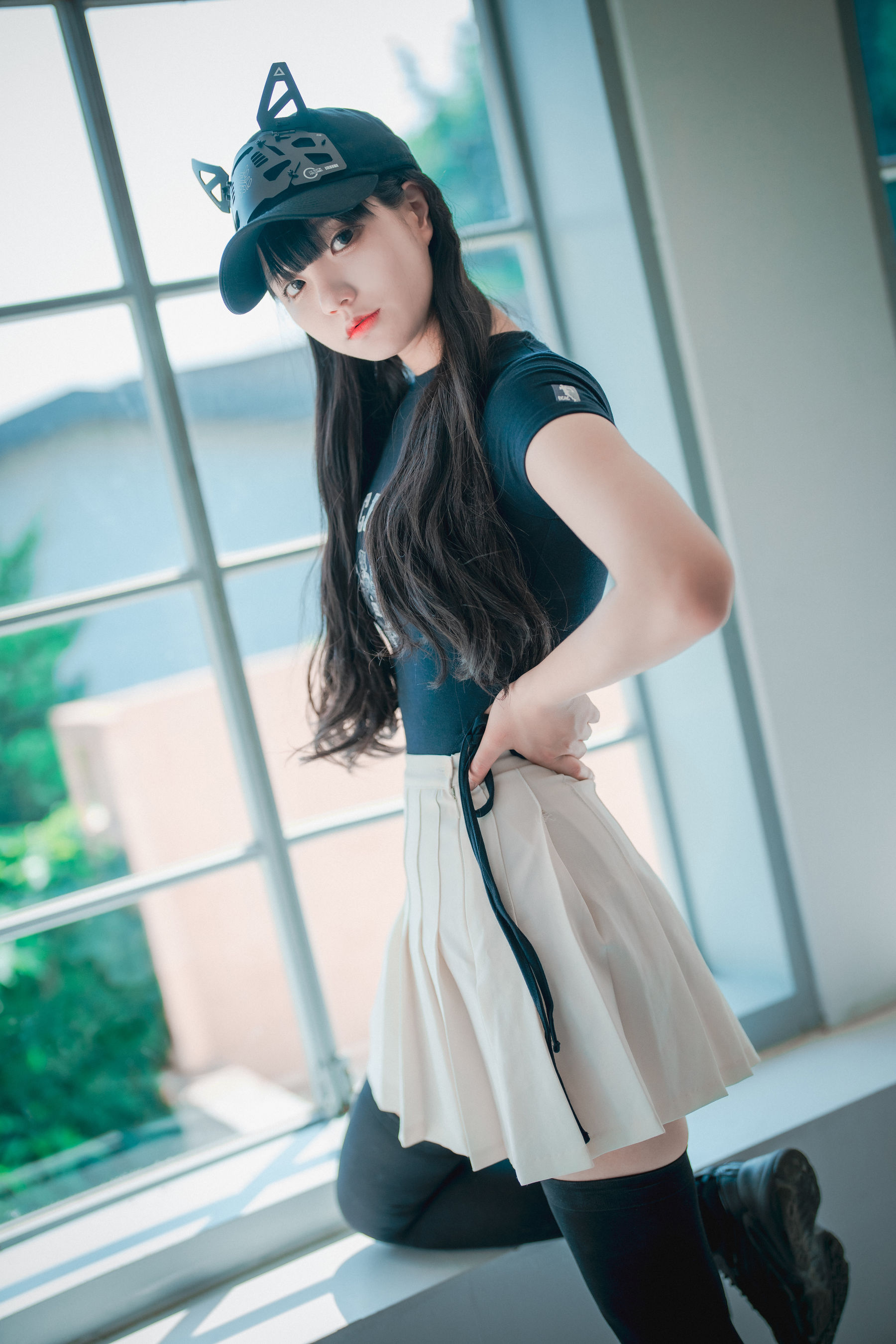 [DJAWA] Jeong Jenny – Classic Athletic Girl in Navy Blue [71P]-lcoser