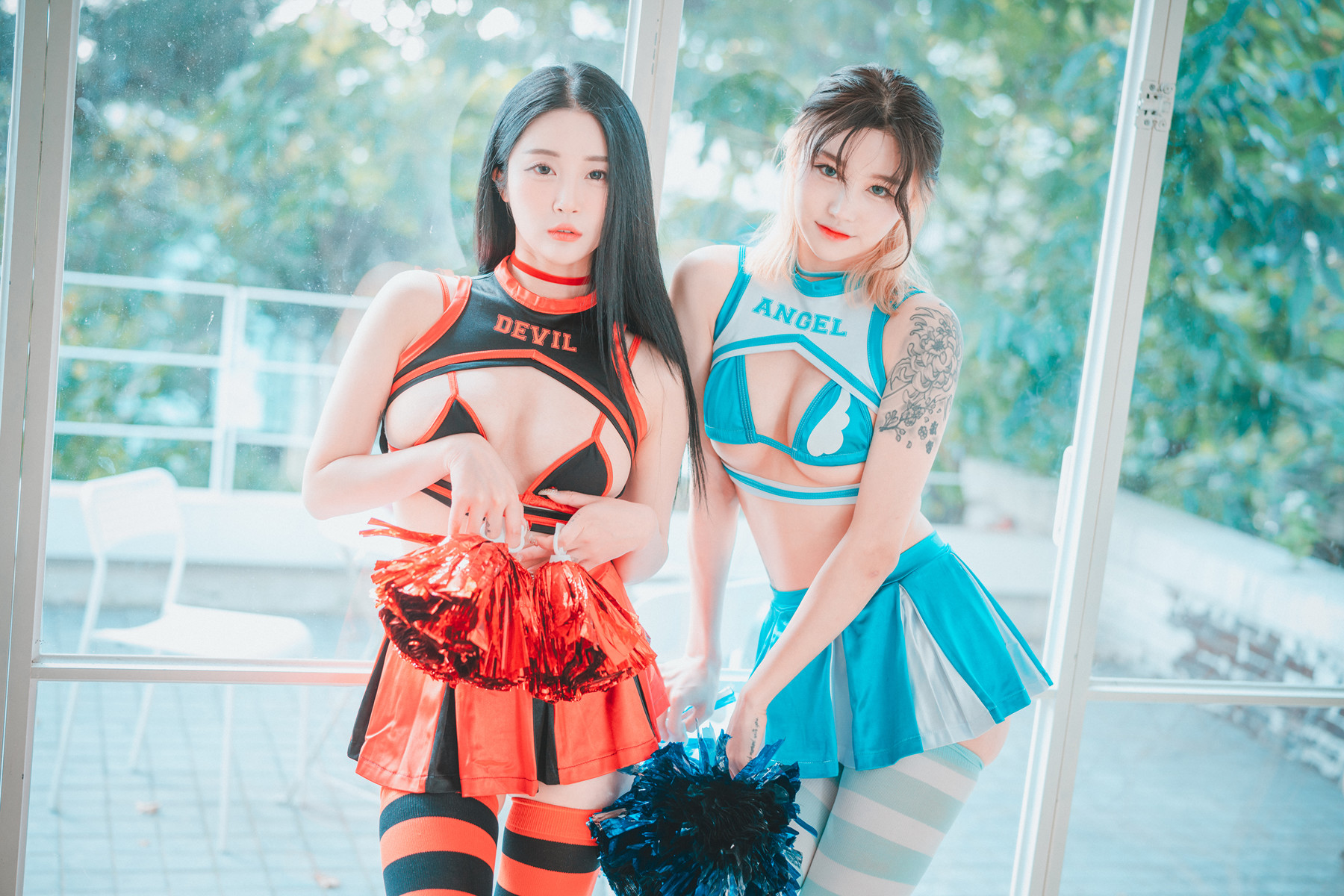 Jeong Bomi 정보미, Taeri 태리, DJAWA Devil 666 & Angel 777 Set.01-lcoser