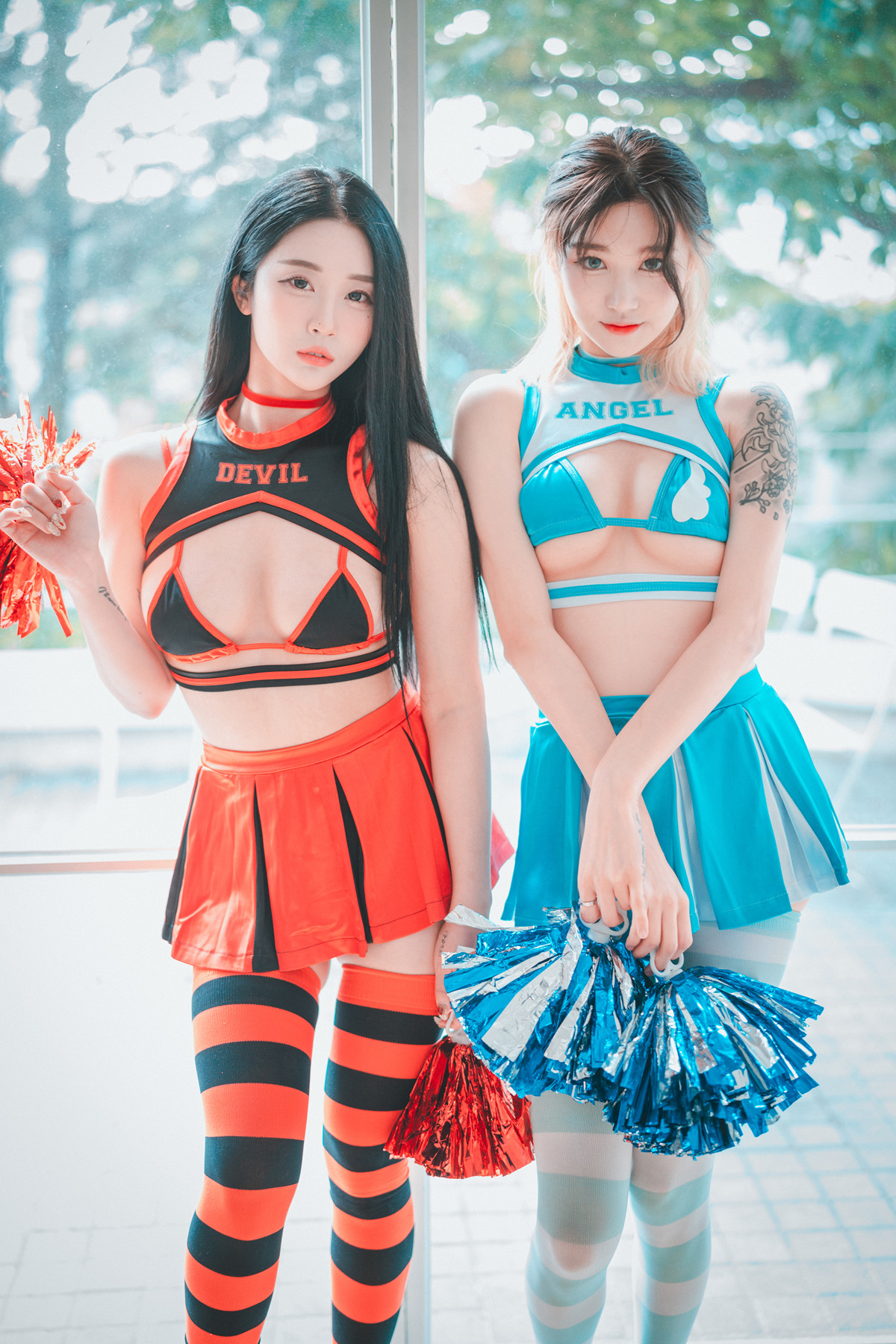 Jeong Bomi 정보미, Taeri 태리, DJAWA Devil 666 & Angel 777 Set.01-lcoser