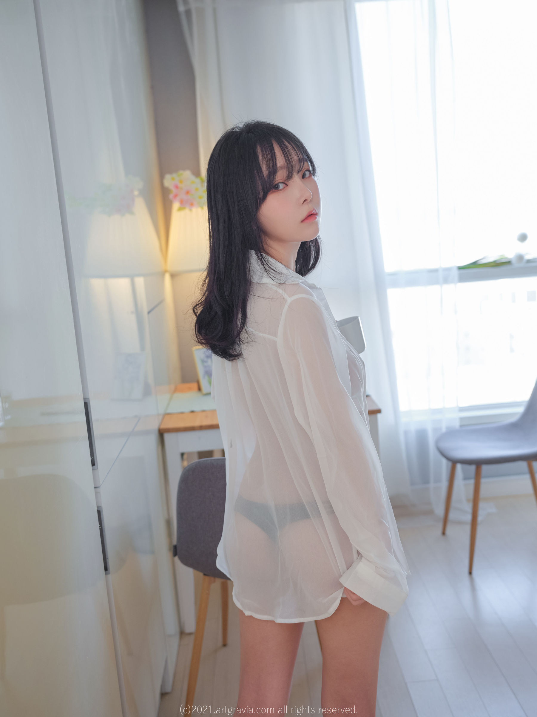 [ARTGRAVIA] VOL.261 Ming Sunha – 白衬衫女友居家 [80P]-lcoser