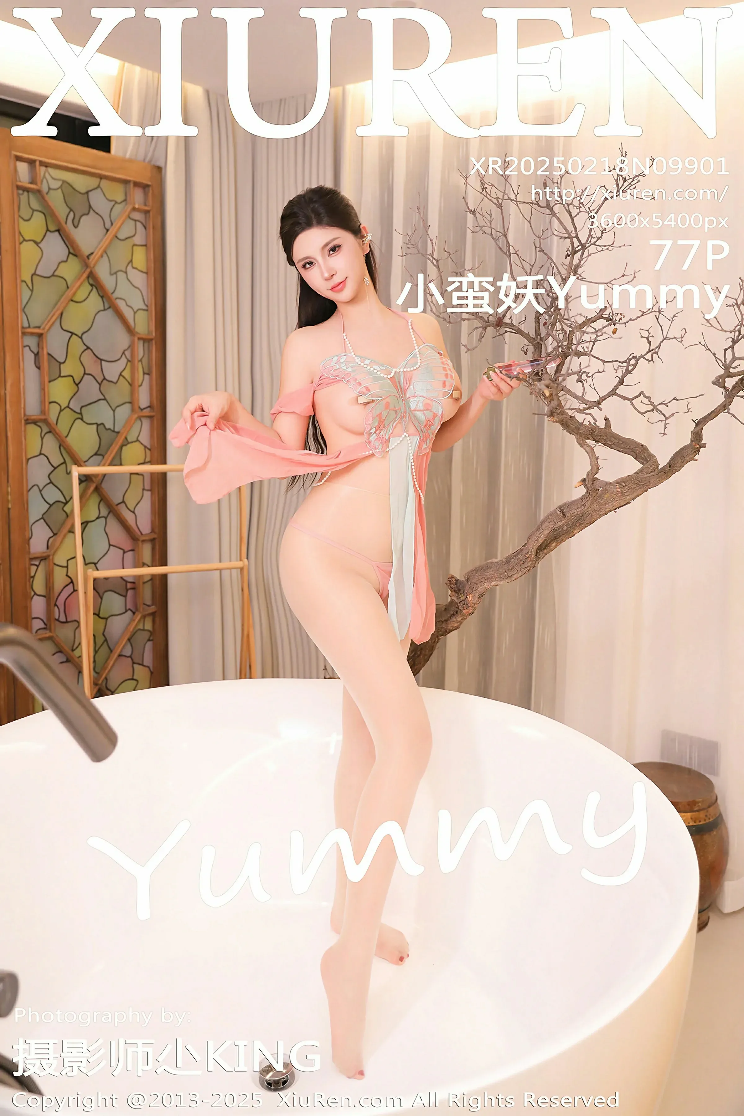 [XiuRen秀人网] No.9901 小蛮妖Yummy [77P]-lcoser