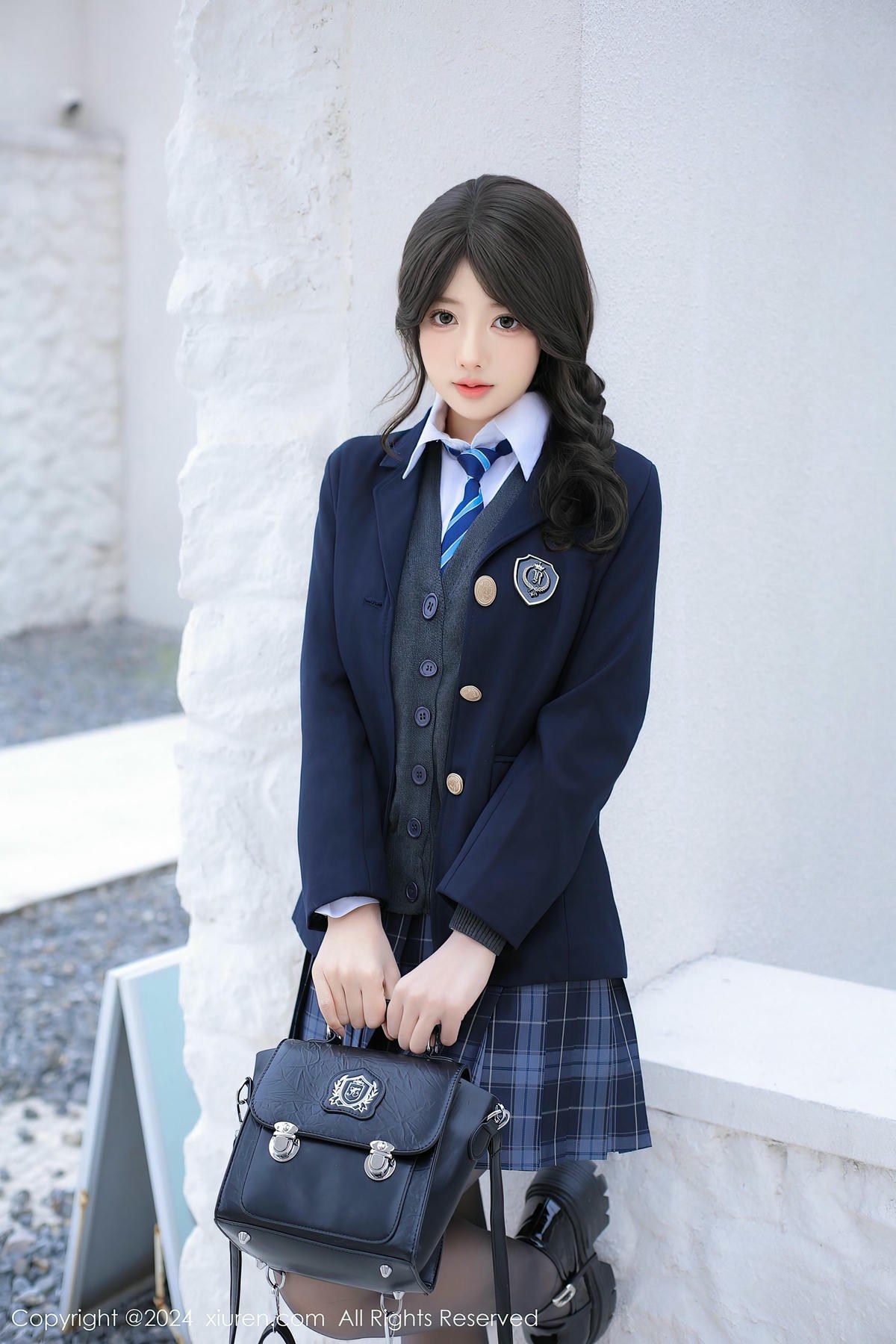 [XiuRen秀人网] No.9693 桃妖夭 黑丝制服